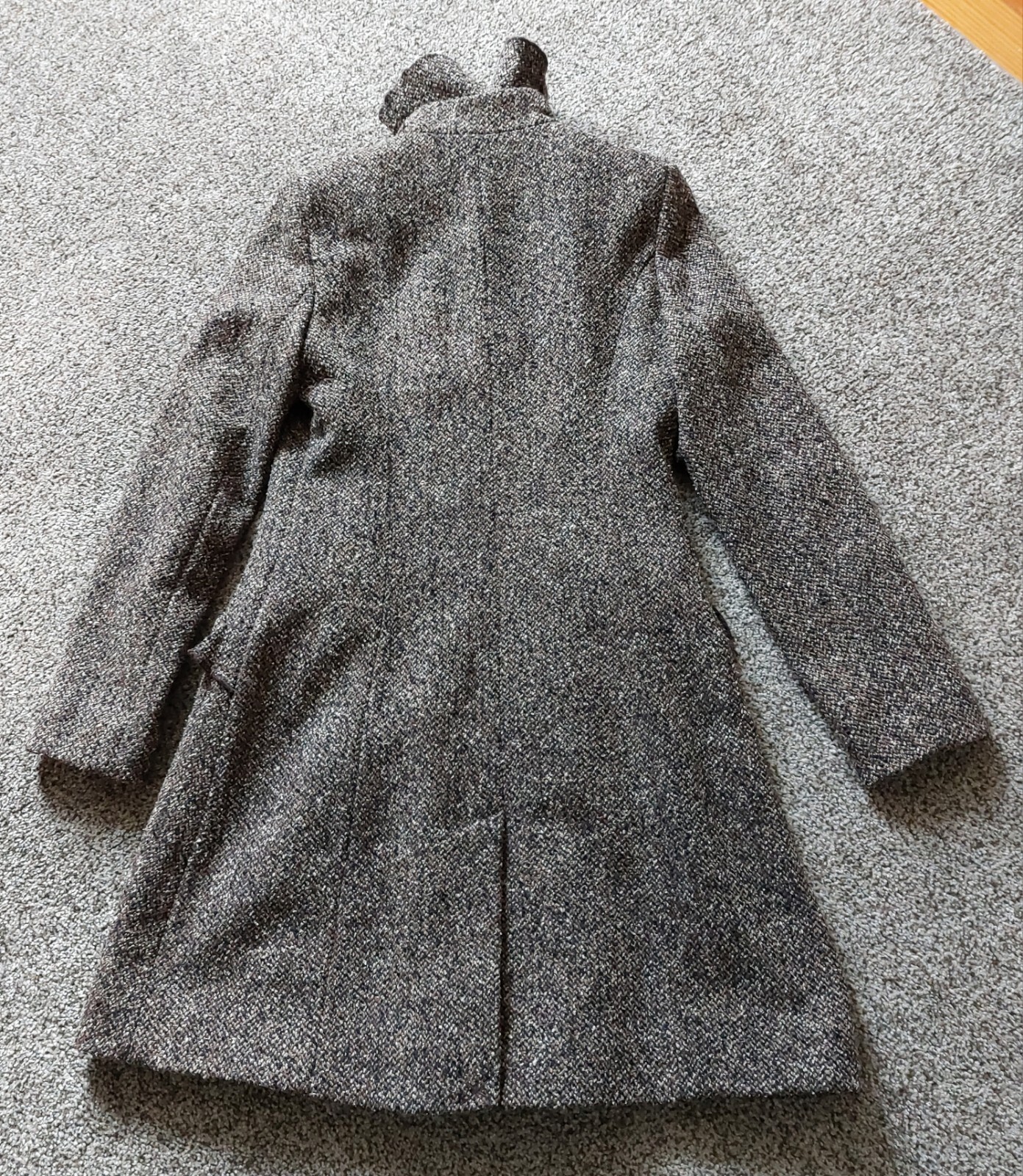 DKNY Ruffle Wool Blend Snap Button Down Donna Kar… - image 4