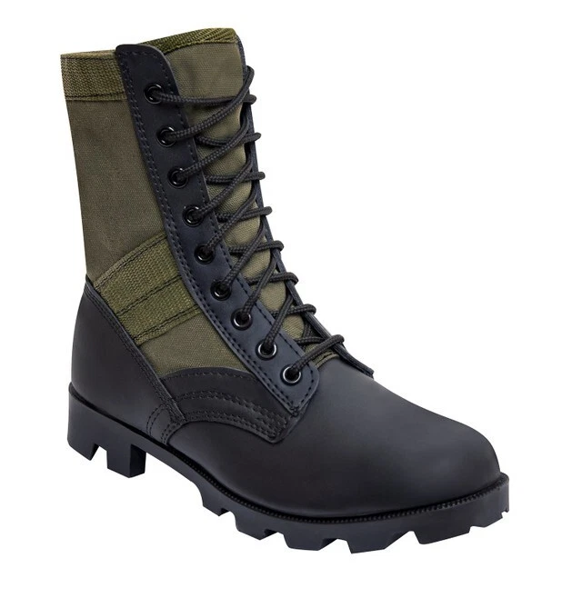 Rothco Military Jungle Boots - 8" - Olive Drab
