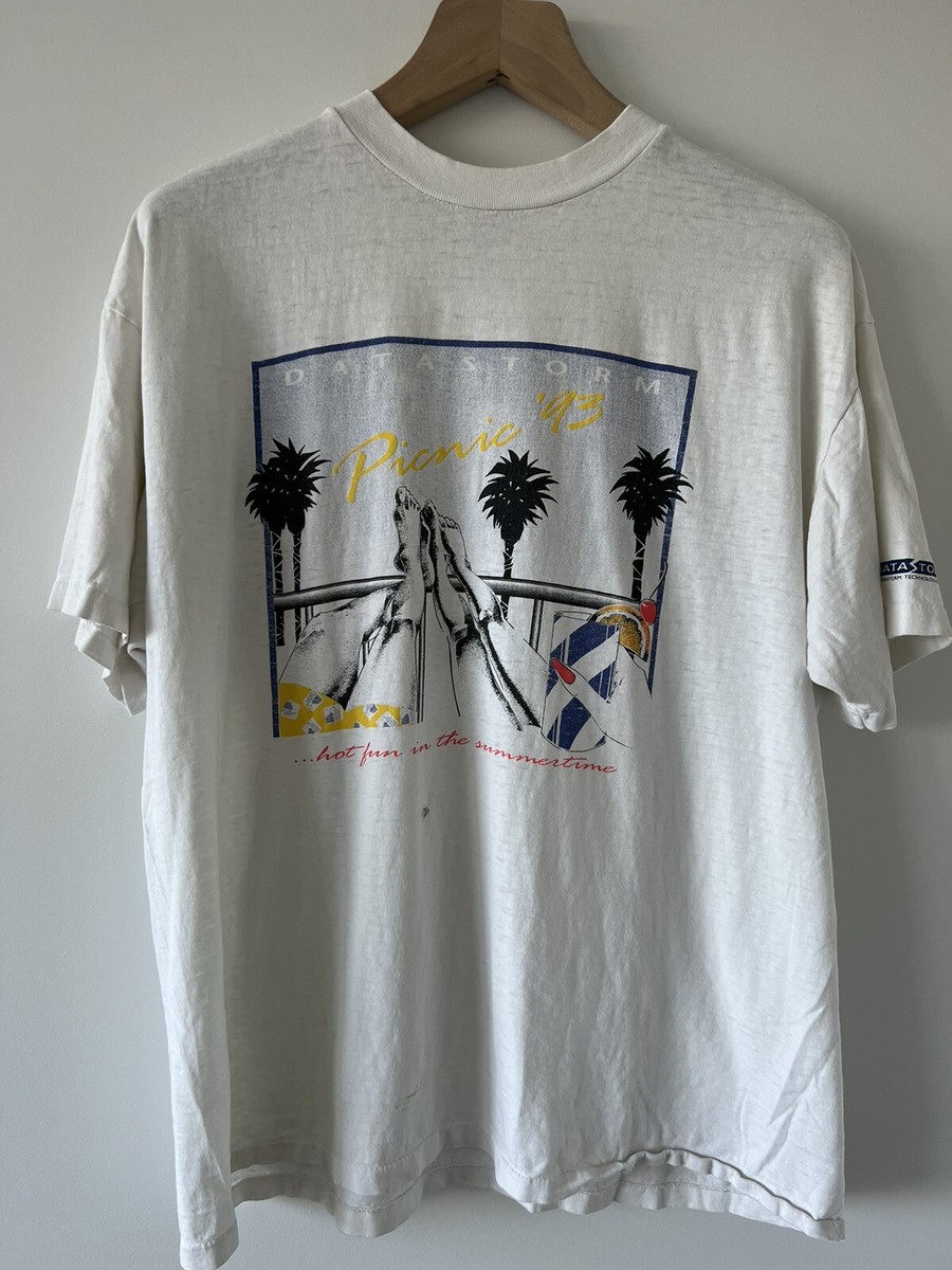 90s SUPERFEST '93 Tシャツ Lサイズ 90s VINTAGE DataStorm '93 Picnic T-Shirt - Super Soft / Faded