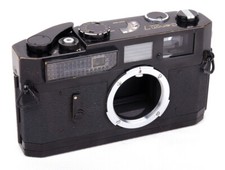 EX Canon 7 Camera body Black Paint Leica L39 screw