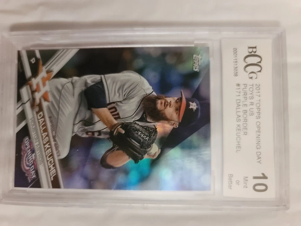 Topps Opening Day 2017 Dallas Keuchel Purple Border Toys R US #171 BCCG10 Foto 3 de 3
