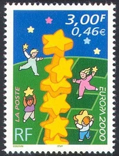 France 2000 Europa/"Building Europe"/Stars/Animation 1v (n31732)