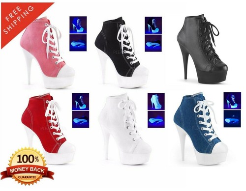 pleaser sneaker heels