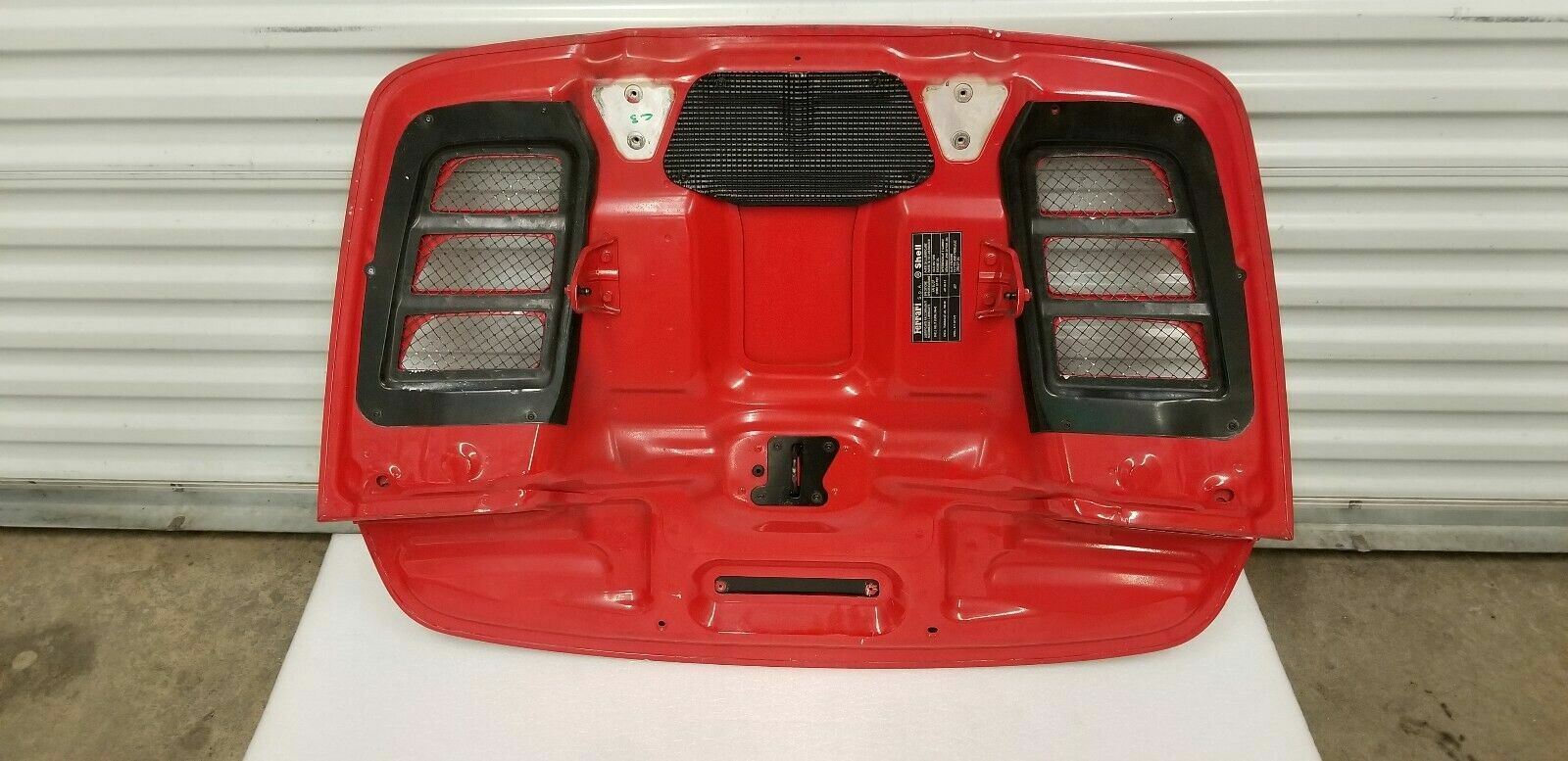 FERRARI 458 ITALIA SPYDER REAR DECK LID ENGINE HOOD OEM 82160711