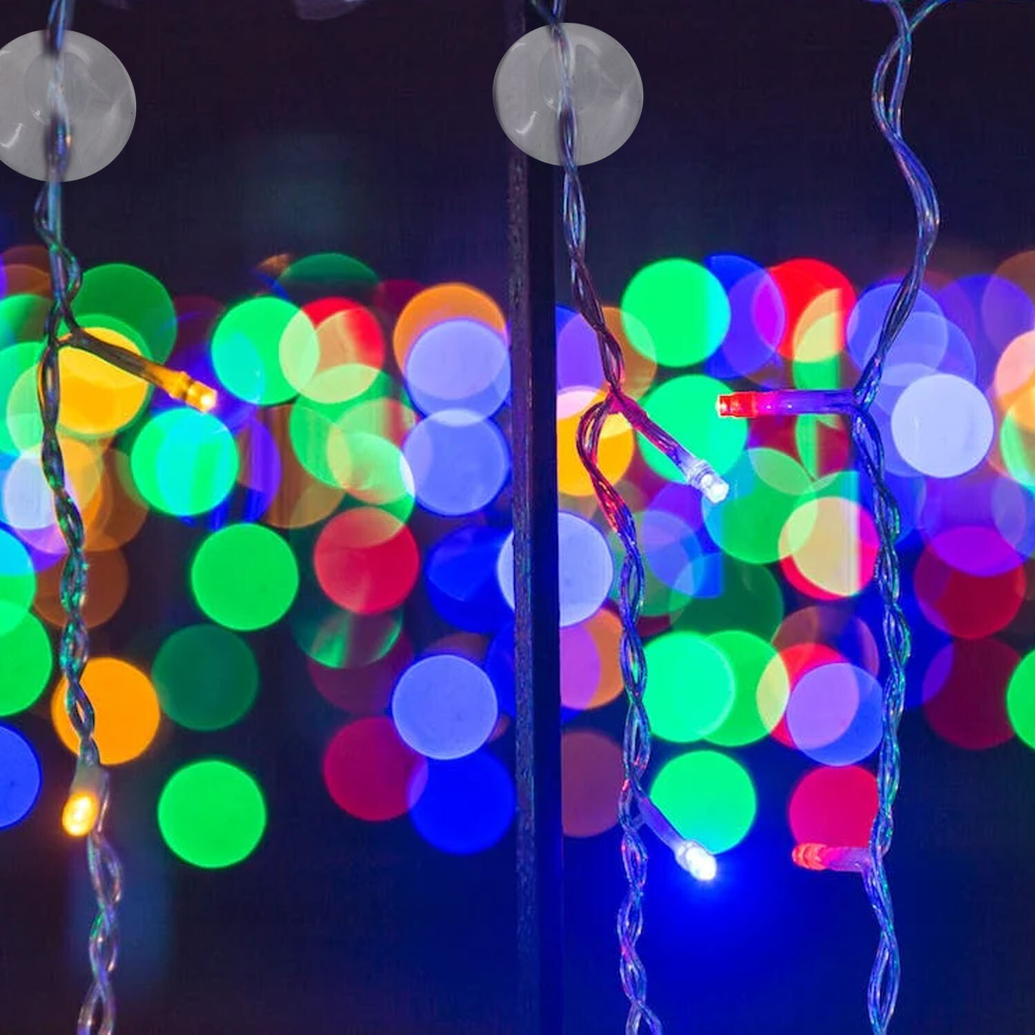 12pc Suction Cup Light Holders Xmas Window Fairy Lights Hanging Decor