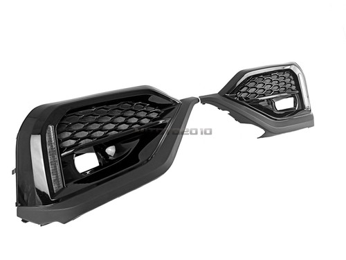 22-25 Fits Subaru WRX VB 5th Dynamic LED Turn Signal DRL Fog Bezel Lights Pair - Foto 3 di 4