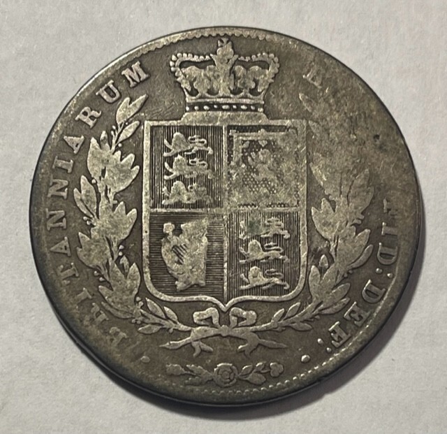 GREAT BRITAIN - Queen Victoria - Silver (1/2) Half Crown