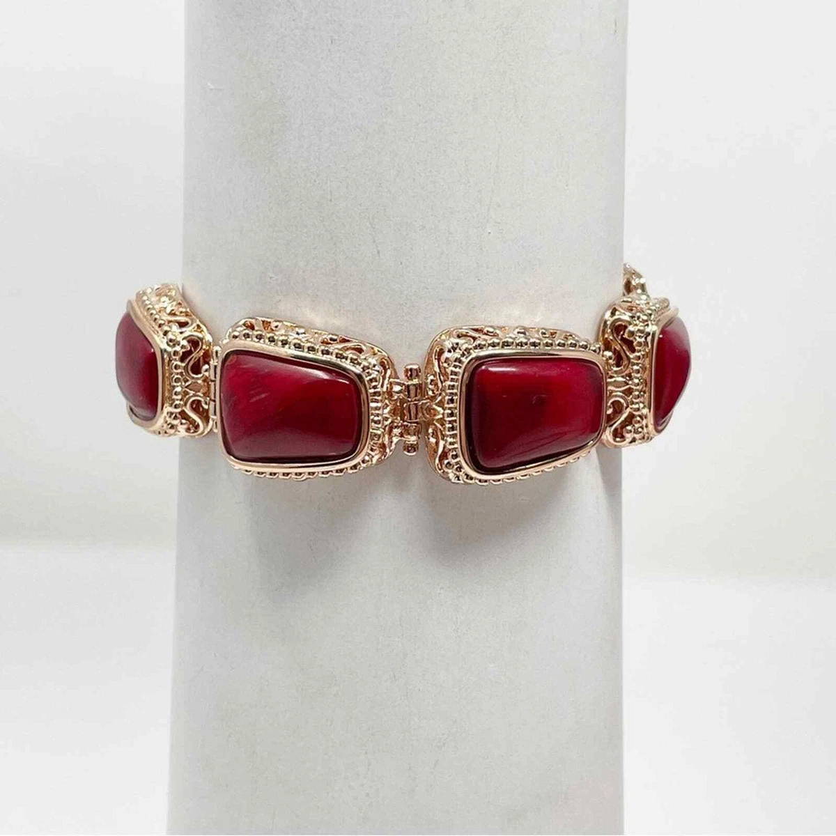 Sterling Silver Bracelet Jtv Rose Gold Bracelets Unique Large Pink