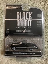 2022 Greenlight Black Bandit 1949 BUICK ROADMASTER CONVERTIBLE  1/64 Diecast