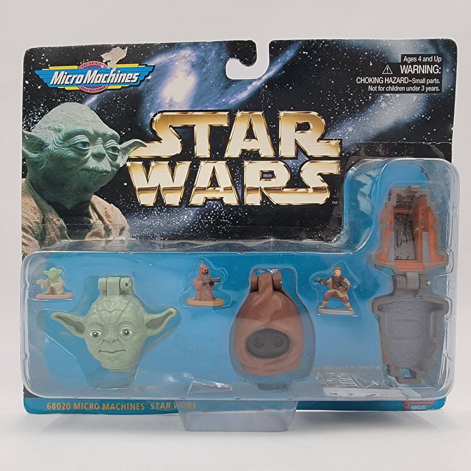 1996 Star Wars Micro Machines Galoob ROTJ Heads Collection III 3 NEW Yoda Jawa