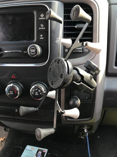 RAM/Dodge Truck "Cubby" Dash Mount for iPad mini, Other Small Tablets - Picture 3 of 5