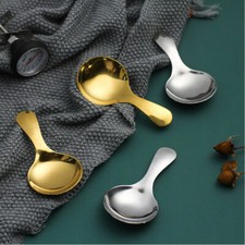 1~3x Spoon Short Handle Sugar Salt Spice Spoon Tea Coffee Scoop For Home Kitchen