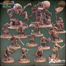 The Tusked Marauders of Gauntwood - Goblin Ork Armee Warband 28-32mm 75mm