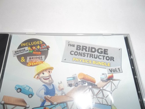 THE BRIDGE CONSTRUCTOR PHYSICS BUNDLE VOL.1 WINDOWS 10/8/7 PC CD-ROM GIOCO - Nuovo - Foto 2 di 5