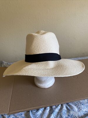 Rag & Bone Panama Hat, Straw Hat, Size S/M, Beige | eBay