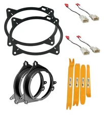 Front Door & Rear Deck Speaker Upgrade Install kit for 2014-2019 Toyota Corolla