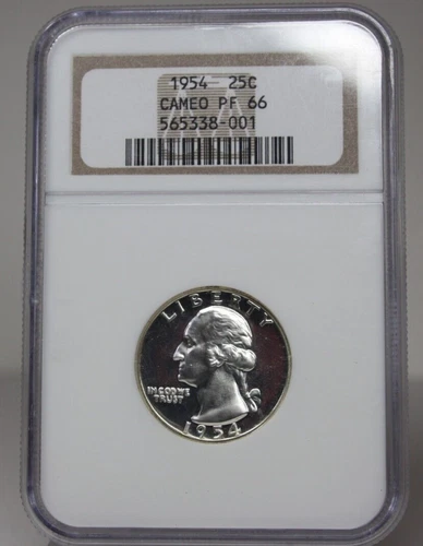NGC 1954 PF66 Cameo Washington Quarter  [083GRA]