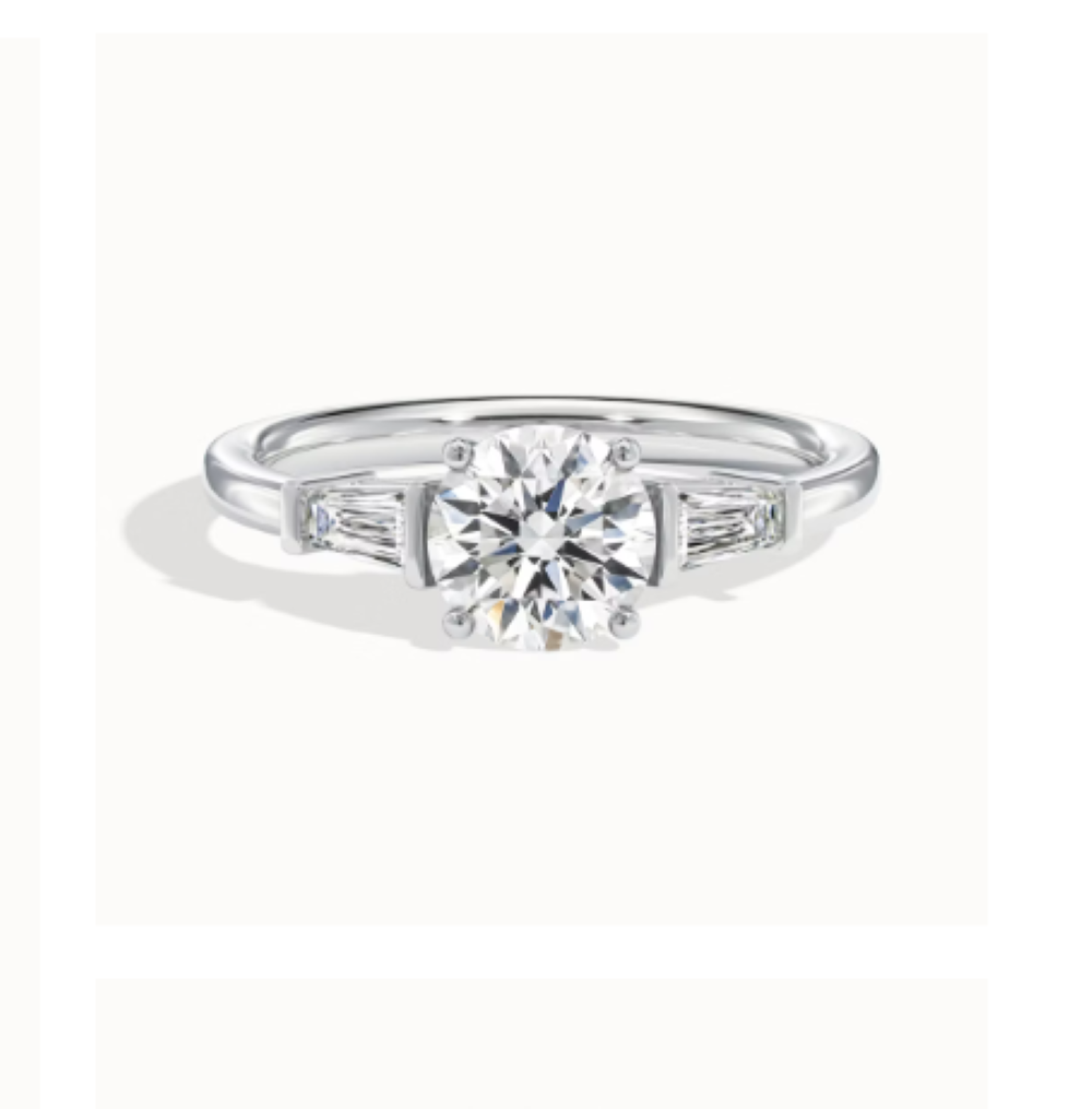 1.60 Carat IGI GIA Certified Lab Grown Diamond Engagement Ring in 14k White Gold Round Cut