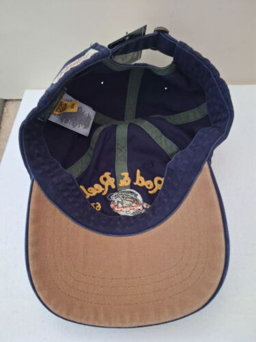 Polo Ralph Lauren Baseball Cap Hat Rod Reel 1967 Anglers Club Blue Twill Fishing - Picture 2 of 7