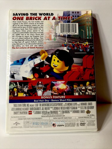 Lego: The Adventures of Clutch Powers (DVD, 2010) 1 Hour 22 Min Factory Sealed! - Picture 2 of 2