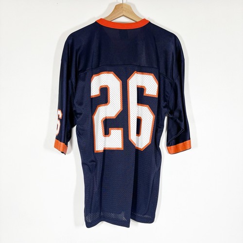 Nike Illinois 26 Football Jersey Short Sleeves Navy Orange Men’s Sz M - Picture 2 of 18