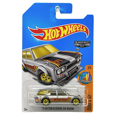Hot Wheels Zamac Surf's Up 1971 Datsun Bluebird 510 Wagon 1:64