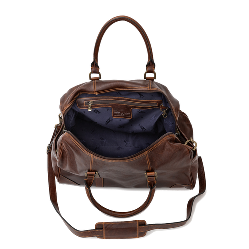 $550 Links & Kings Sundance Contrast Duffel | Rustic Saddle - Picture 8 of 17