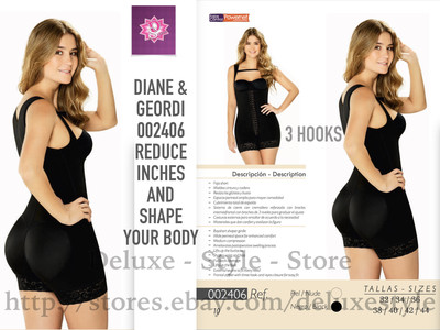 Women's Colombian Body Shaper Post-Surgery Levanta Cola y Senos Diane 002406
