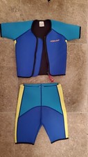 Used CheekaBoo Kids Thermal Keep Warm Swimsuit Size M For 4-8 Years