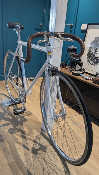 Bicicleta fixie / fija cuadro Colossi 54 pista / carretera hecho a mano