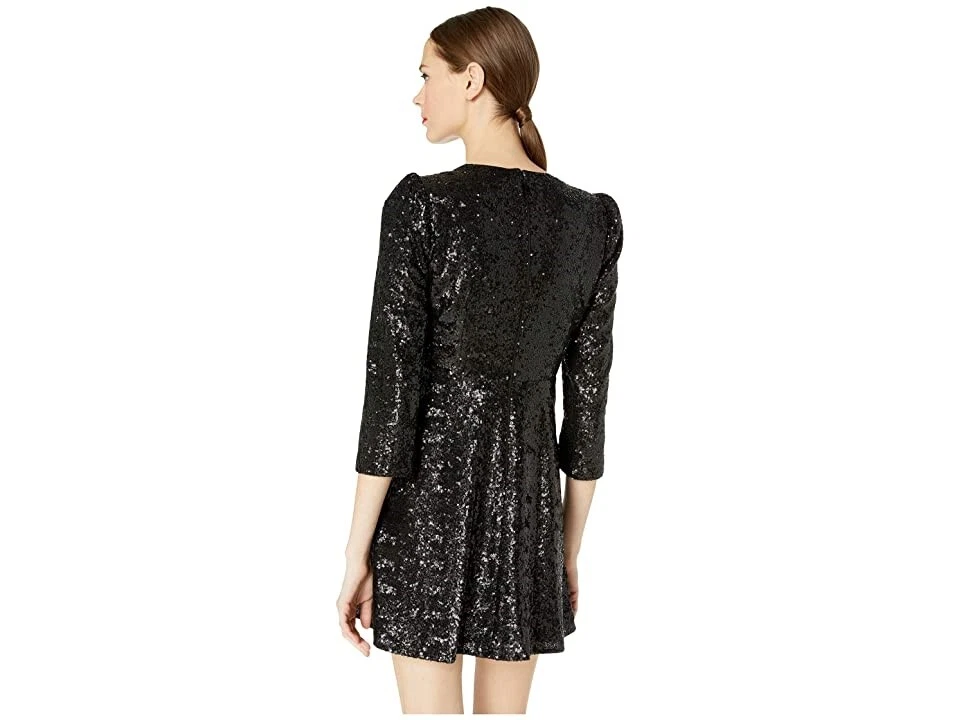 Abito donna Kate Spade New York 252325 glitter ritzy paillettes nero taglia 2