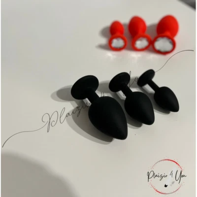 Sextoy Plug Anal Plaisir Sexuel Homme Femme en Silicone Prostate Taille S L M - Photo 1/4