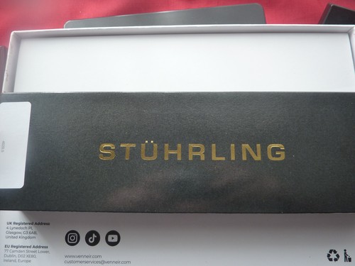 Stührling Condura 4029.5 Quartz Chronograph Wristwatch with Canvas Strap - Picture 18 of 18