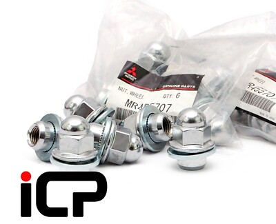 10x Original Radmutter gewölbt Typ passt für: Mitsubishi Lancer EVO 7 8 9 10 