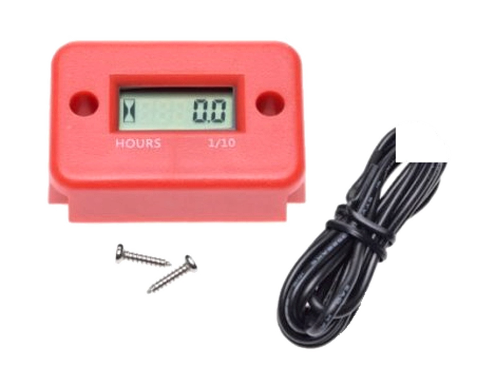 Compteur horaire universel rouge de maintenance pour mini pelle jet ski et karting