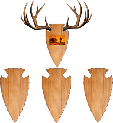 #ad #ad Fiwochic 3 Pcs European Deer Skull Mount Kit Antler wood color $32.52