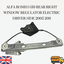 Alfa Romeo 159 Rear Offside Window Regulator (Electric) 2005&ndash;2011 | Fast UK
