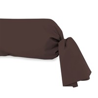 Nackenrolle Baumwolle 45X135 Cm Braun Soleil d'ocre Kissenrolle Dekokissen