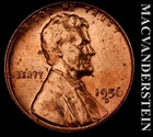 1956-D Lincoln Wheat Cent - Choice Gem Brilliant Unc  No Reserve  #L3818
