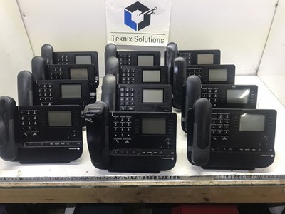 Lot of 12 Alcatel Lucent 8038 Premium IP Desk Phones *POWERS ON* *READ*