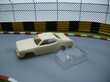 custom '71 duster aurora thunderjet ho slot car body kit in white resin