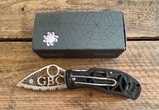 Rare "SPYDERCO "Q" - GBC- C35SBK - Pocket Knife - Pristine condition !