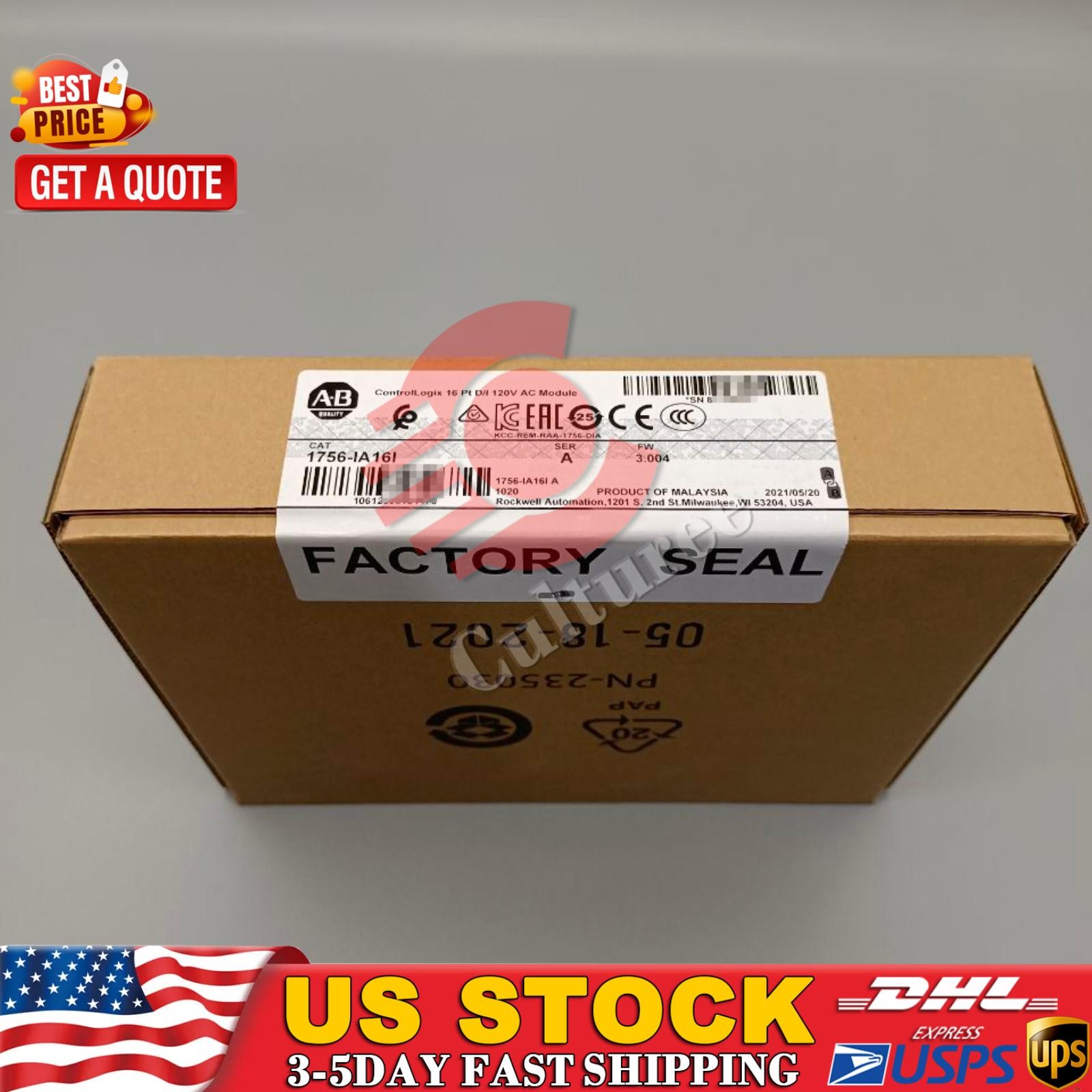 Allen-Bradley 1756-IA16I SER A ControlLogix Input Module AB US Free Tax