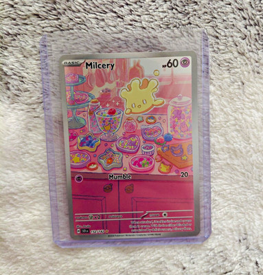 Nintendo Pokémon TCG Milcery 152/142 Scarlet & Violet Holo Rare EN 2024