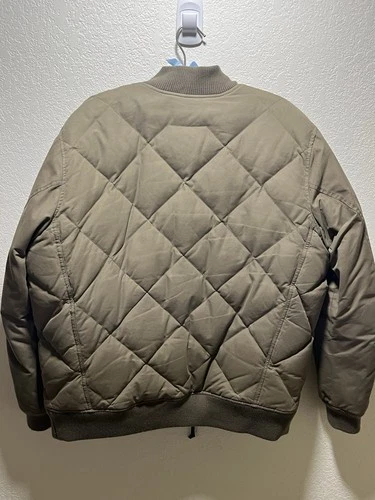 Eddie Bauer x Huckberry The Skyliner Waxed Jacket - Size L- Khaki image 2