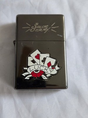 Sailor Jerry Lucky flint wheel lighter *Wick In Good Condition*