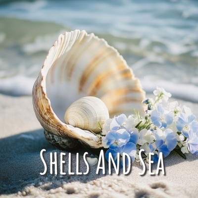 Shells And Sea: Beautiful Seashells and Beach Views for Coastal Coffee Table Dec