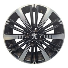 Peugeot 208 MK1 2018 Genuine 6jx16" Alloy Wheel Black/Silver 98081375XW