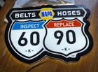 New ListingVintage 2015 Lighted NAPA Advertising Sign Route 60 90 by May Group