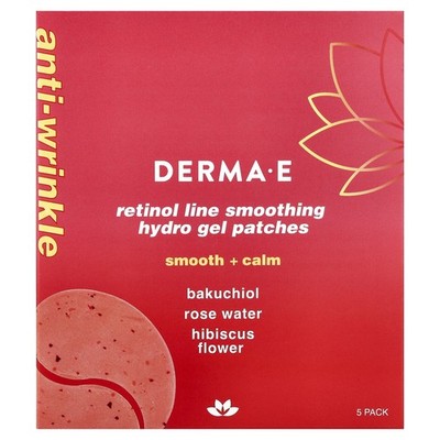 Retinol Line Smoothing Hydro Gel Patches, For All Skin Types, 5 Pack